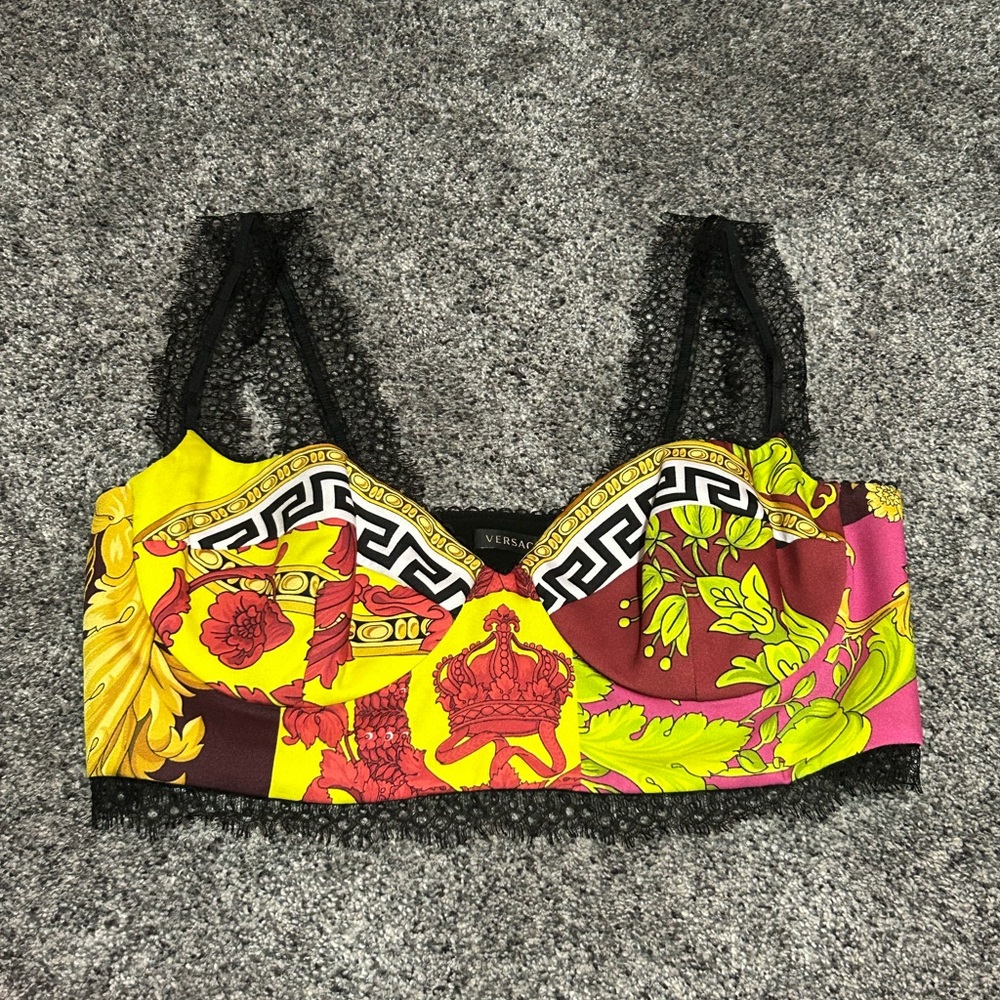 Versace Barocco bralette